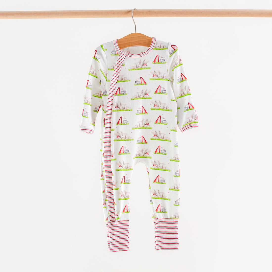 Mascot Mania Organic Cotton Zipper Pajama: Alabama