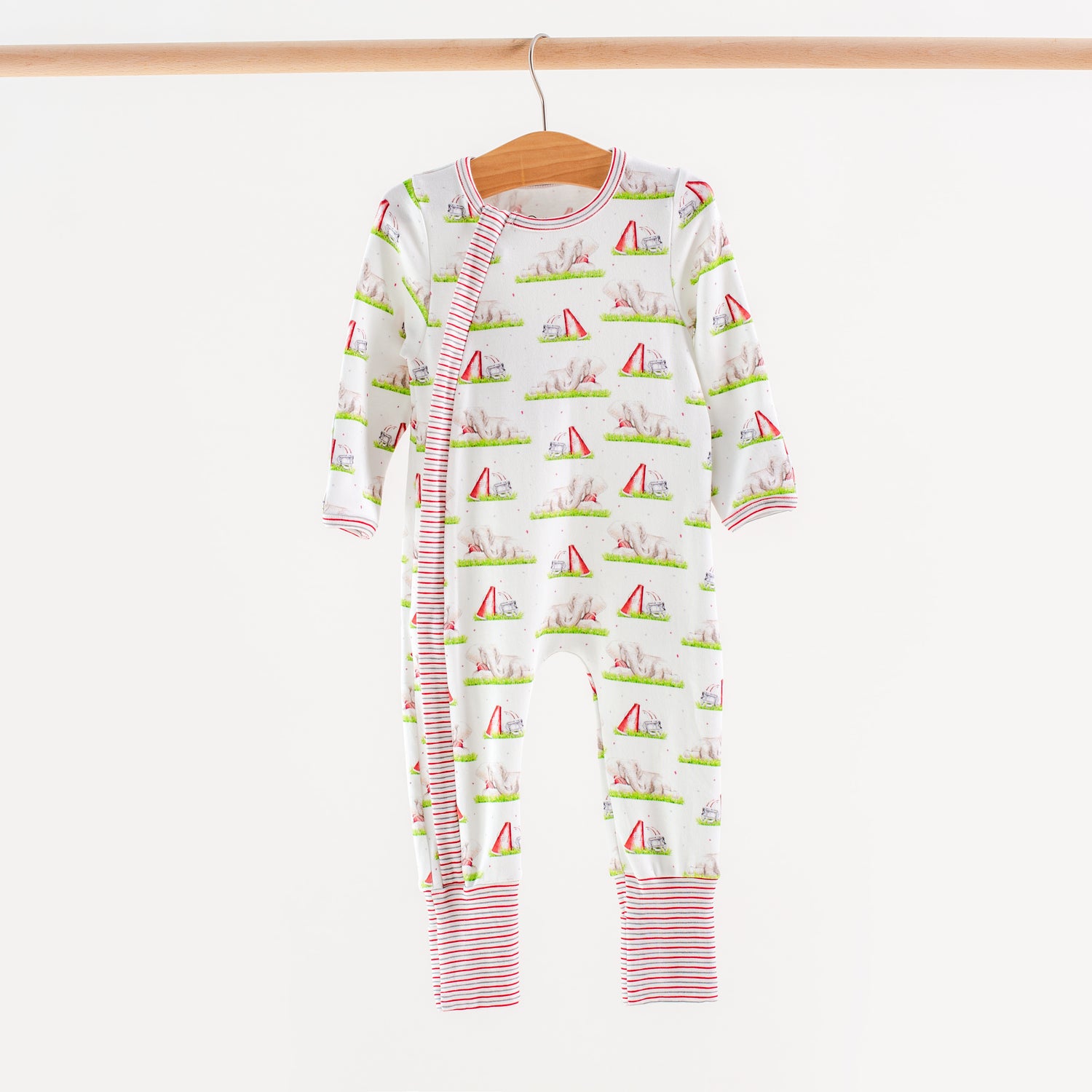 Mascot Mania Organic Cotton Zipper Pajama: Alabama