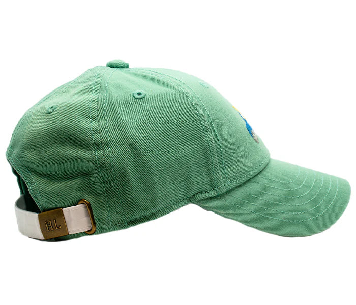 Harding Lane Baseball Cap: Green with Dump Truck