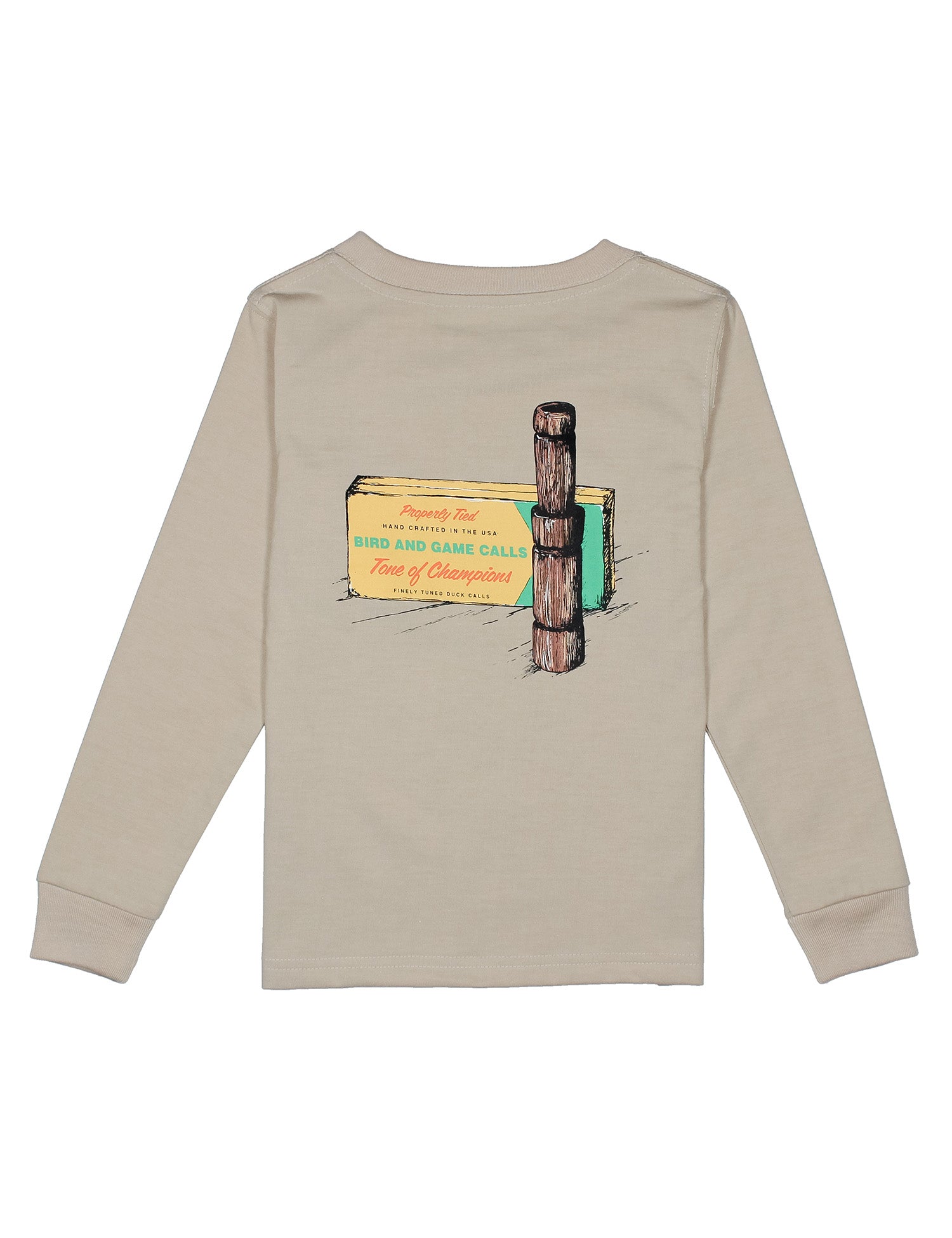 Game Call LS Graphic Tee: Linen
