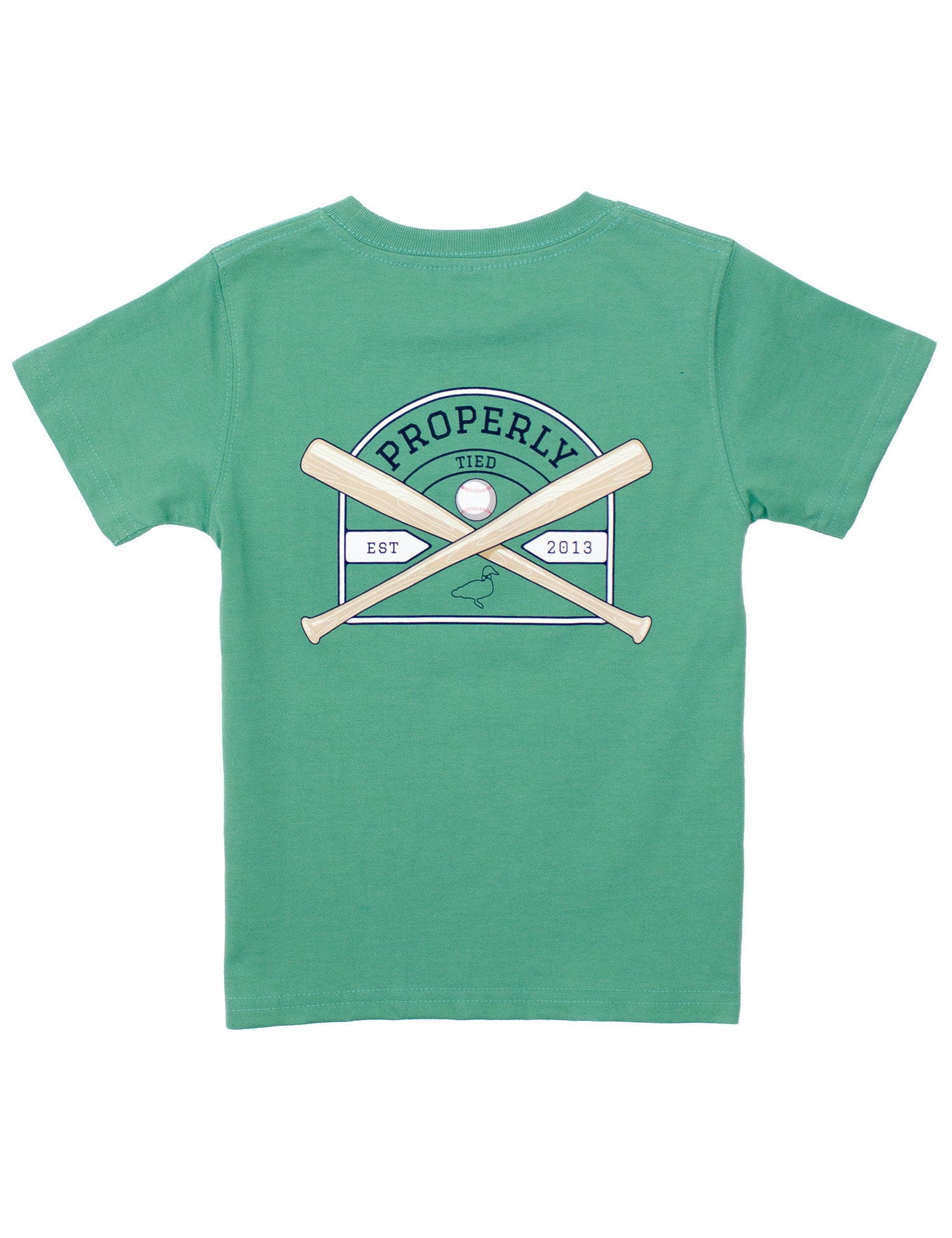 Baseball Shield SS T-Shirt: Ivy