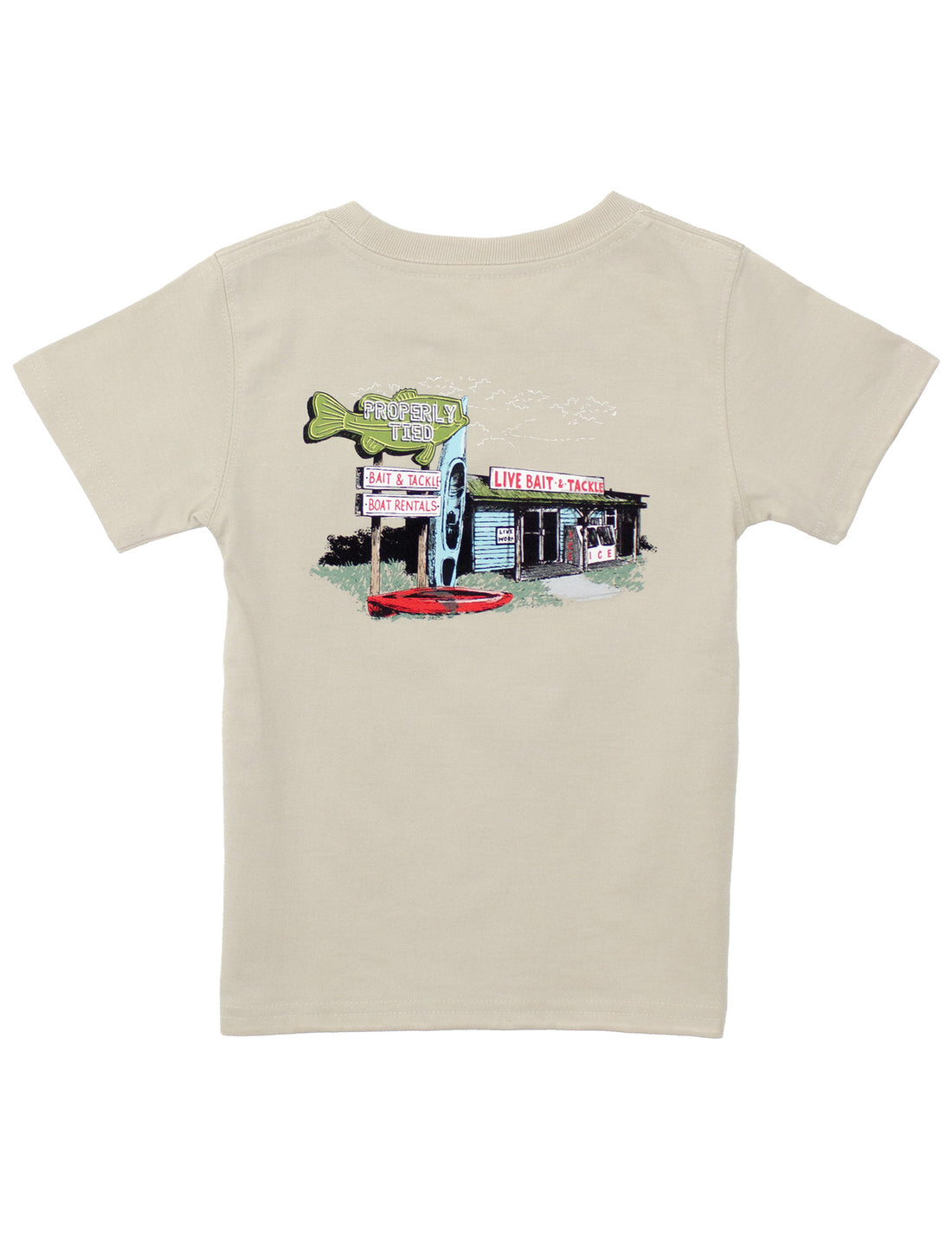 Bait Shop SS T-Shirt: Linen