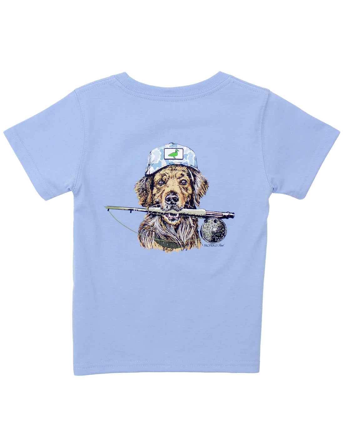 Fishing Buddy SS T-Shirt: Light Blue