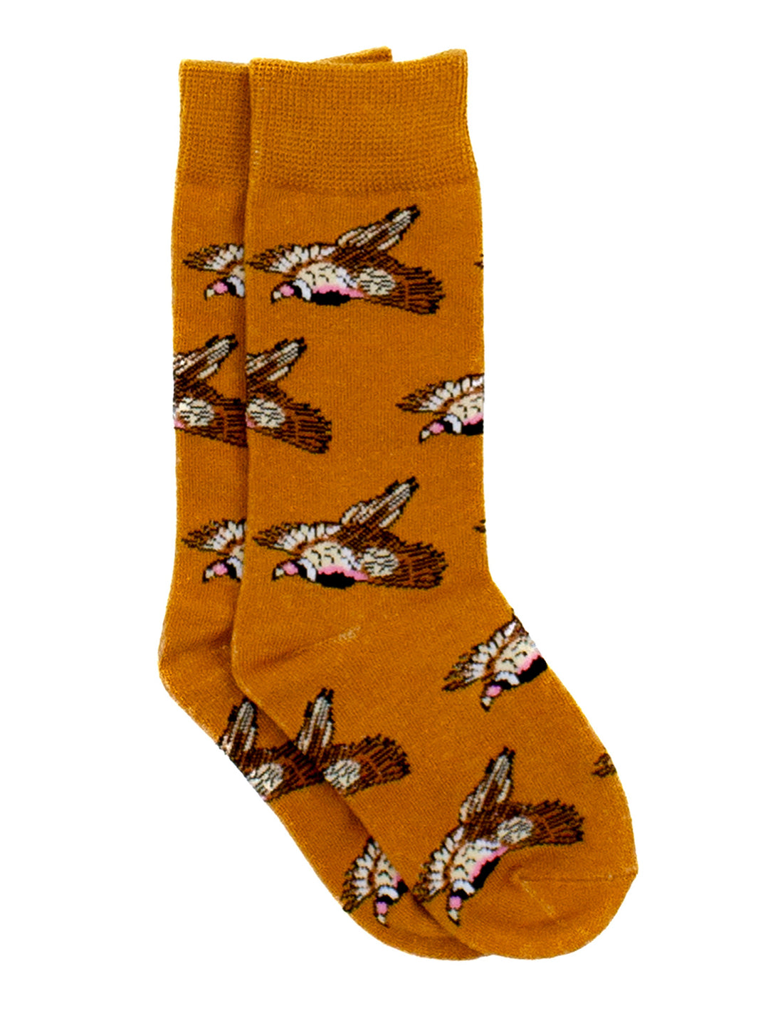 Properly Tied Lucky Duck Socks: Flying Pheasant