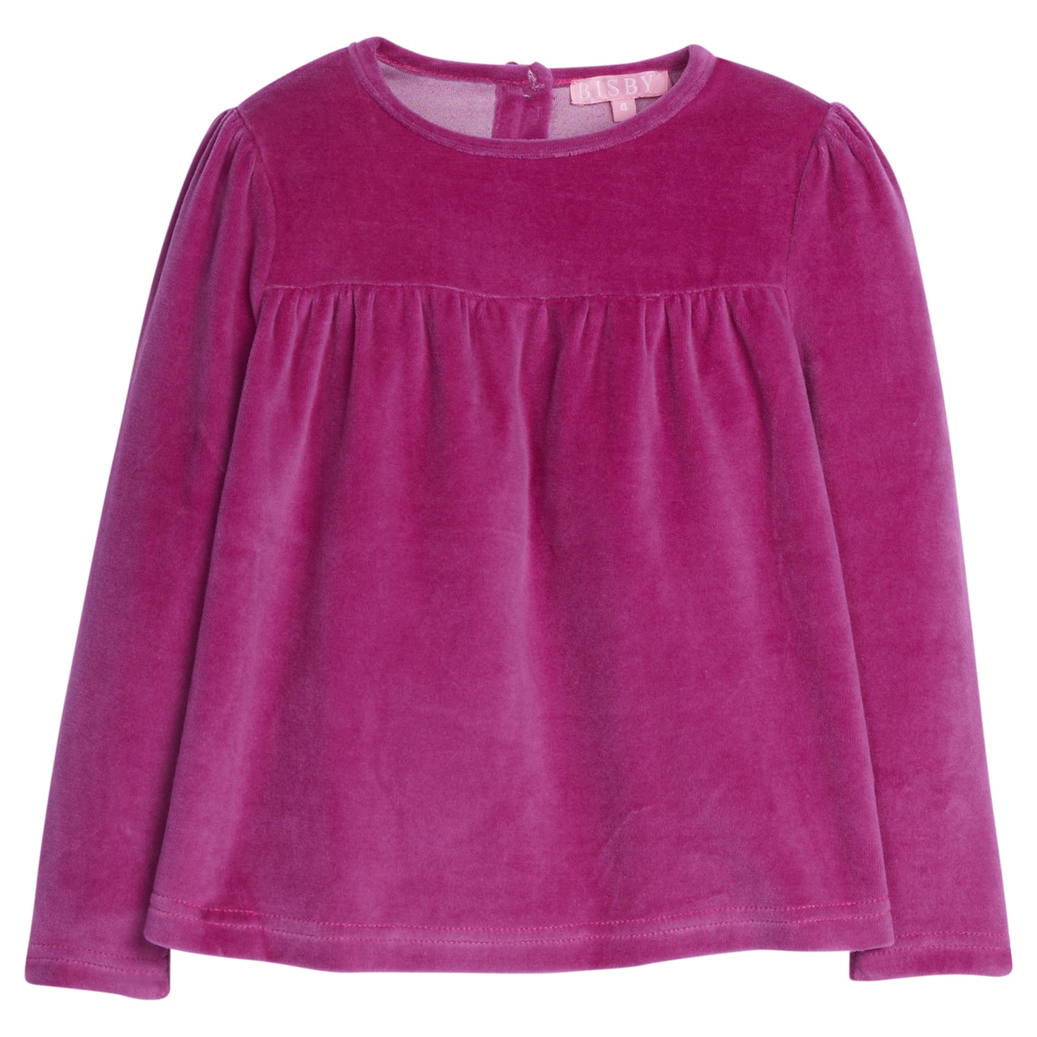 Lisle Top: Magenta Velour