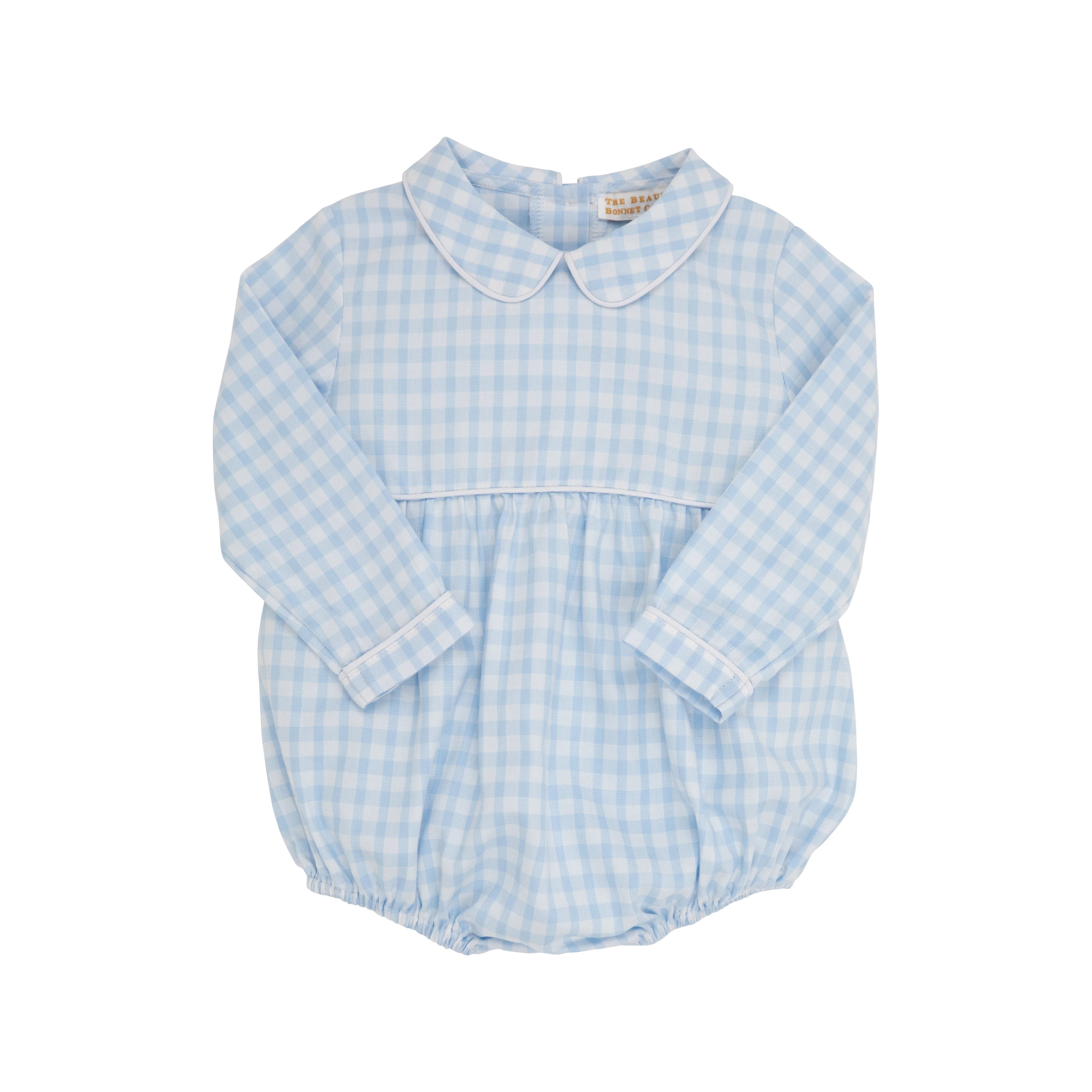 TBBC Flannel LS Bradford Bubble: Beale Street Blue Gingham