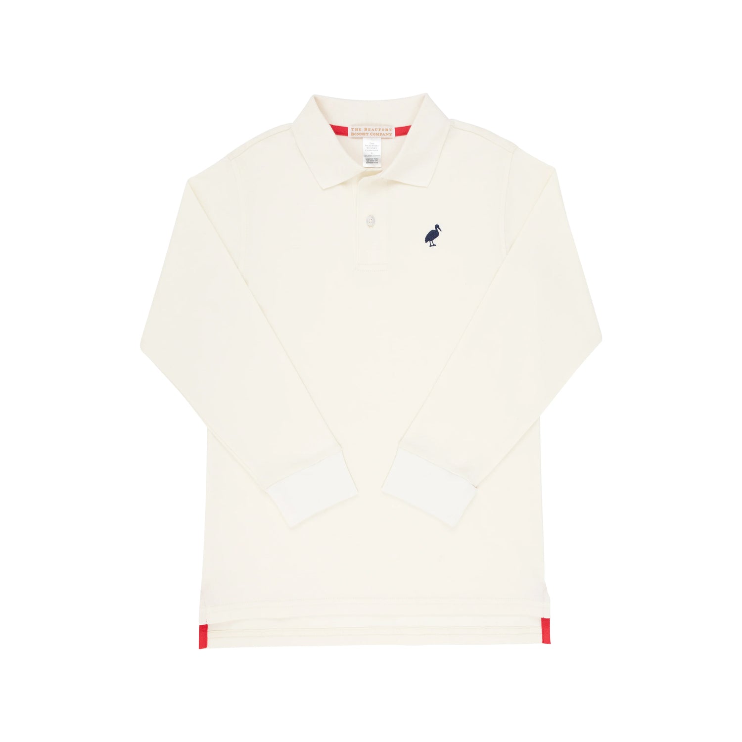 TBBC LS Prim &amp; Proper Polo: Palmetto Pearl