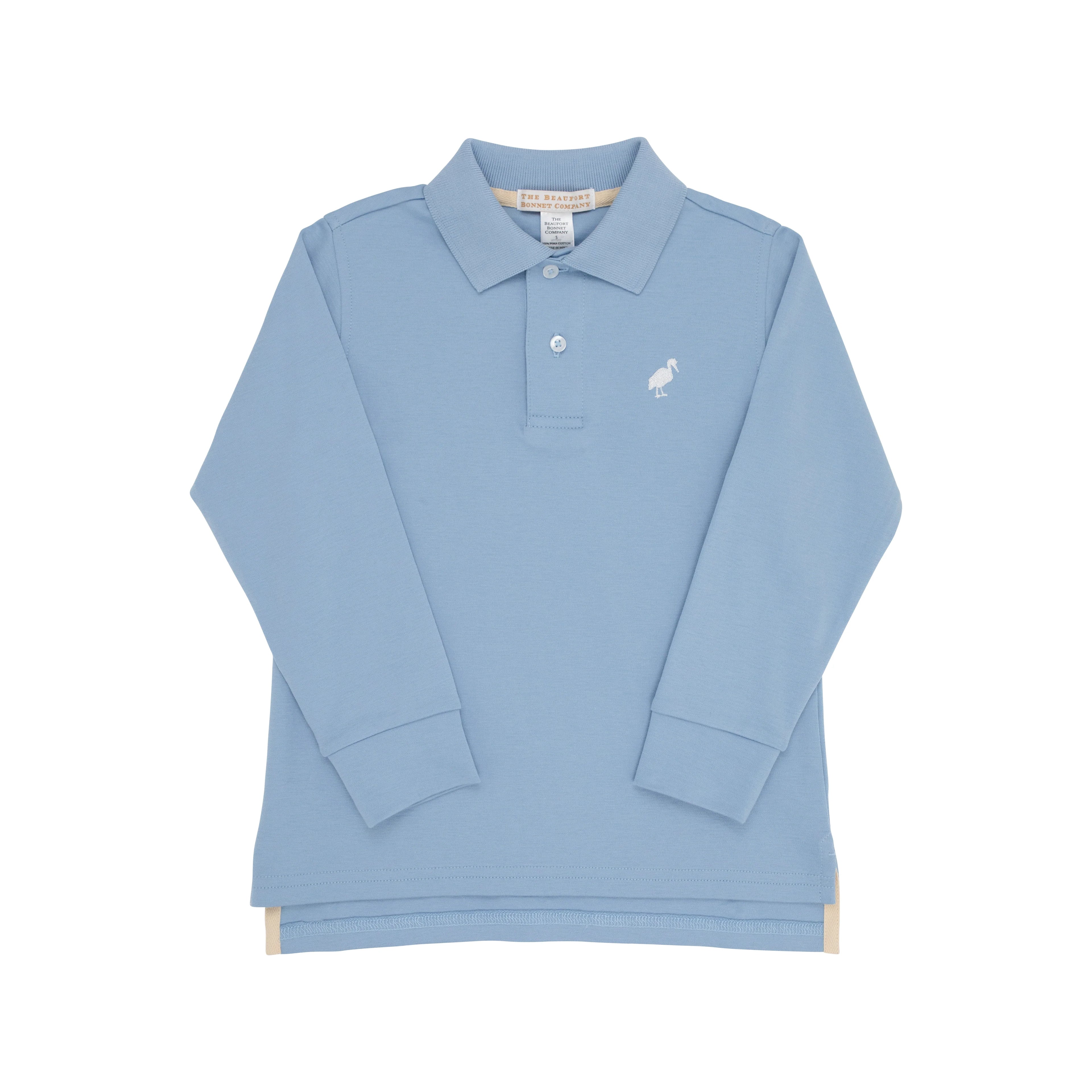 TBBC LS Prim &amp; Proper Polo: Barrington Blue