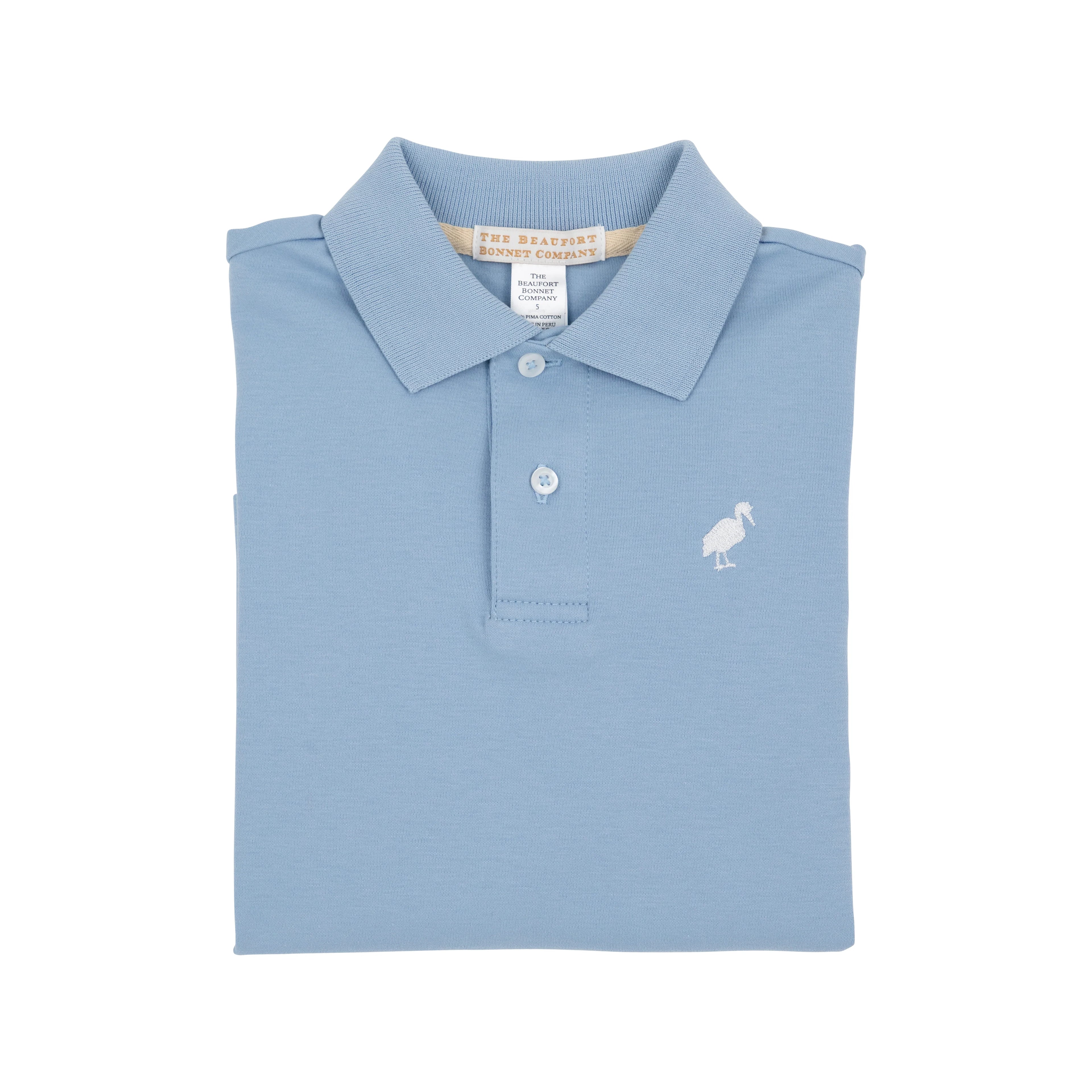 TBBC LS Prim &amp; Proper Polo: Barrington Blue