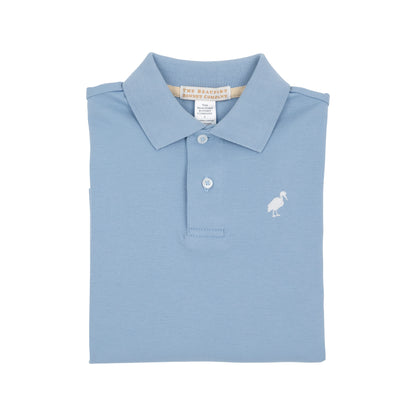 TBBC LS Prim &amp; Proper Polo: Barrington Blue
