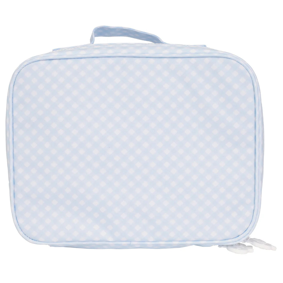 Apple of my Isla Lunchbox: Blue Gingham