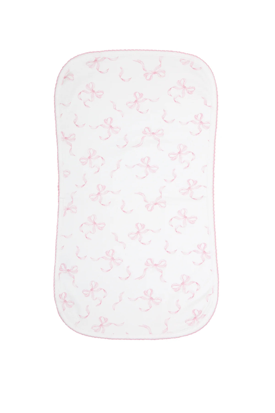 Charming Bows Print Burp Cloth