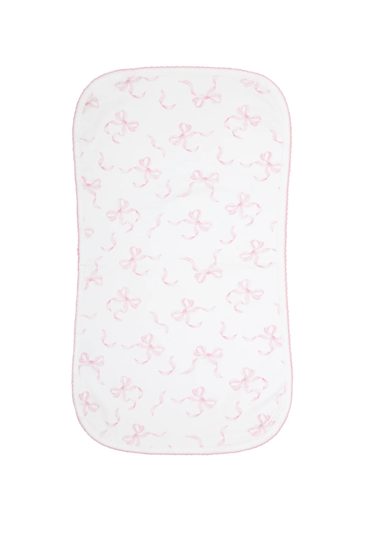Charming Bows Print Burp Cloth