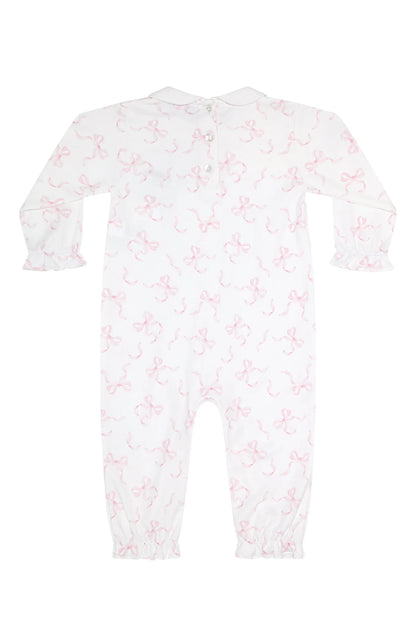 Charming Bows Print Romper