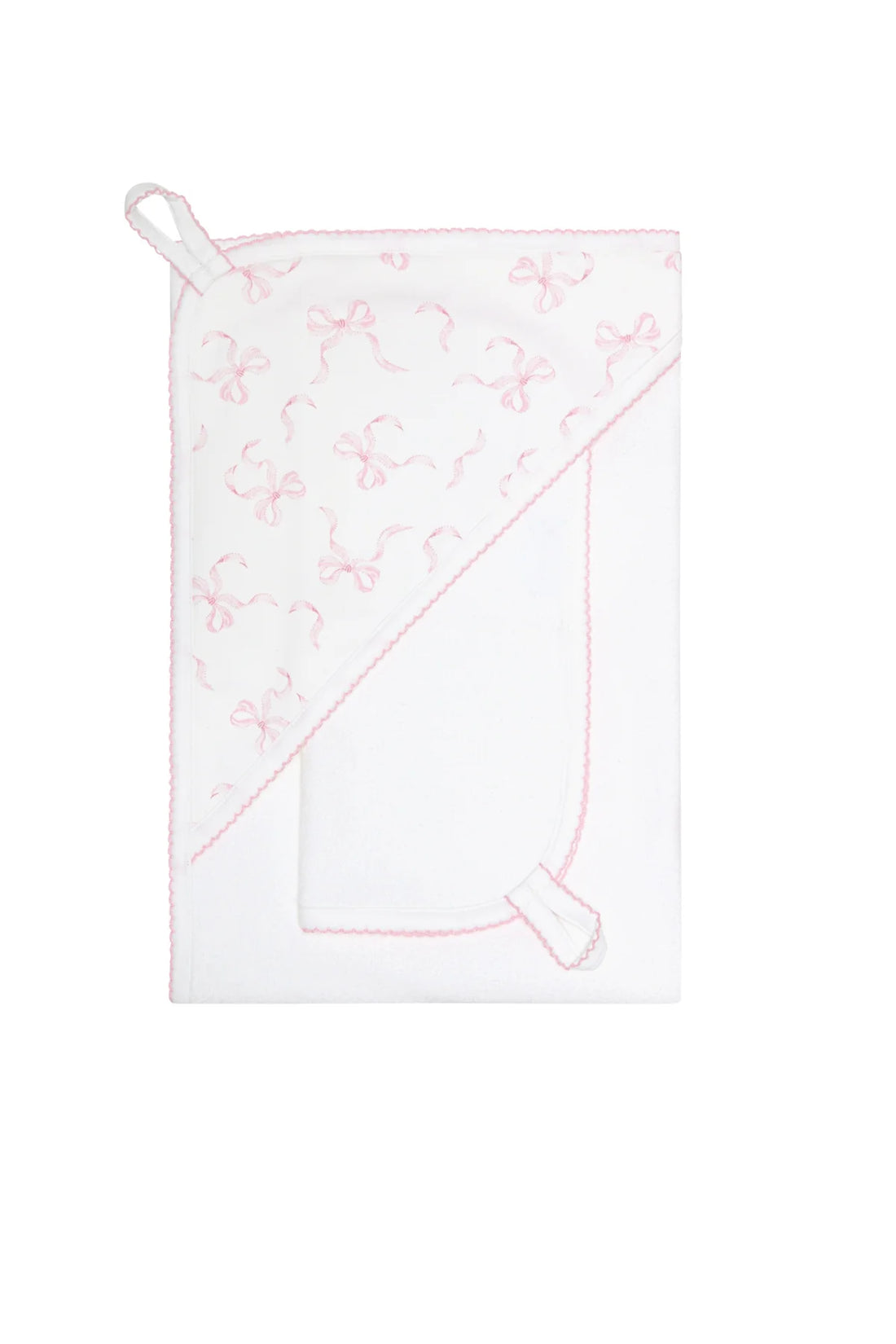 Charming Bows Print Bath Towel Set