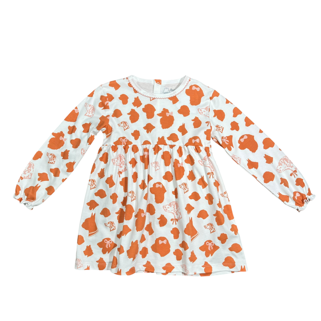 Orange Dogs Printed Play Dress