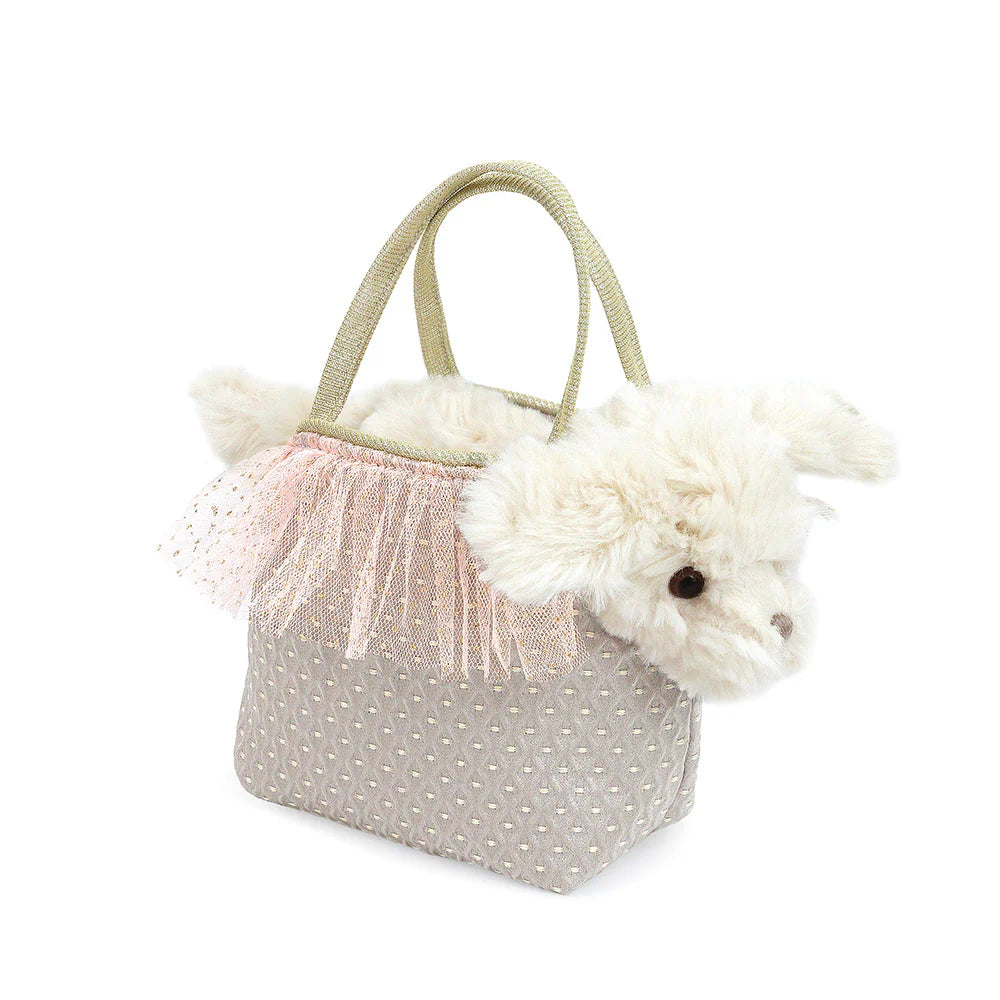 Sugar Maltese Puppy Plush &amp; Purse Set