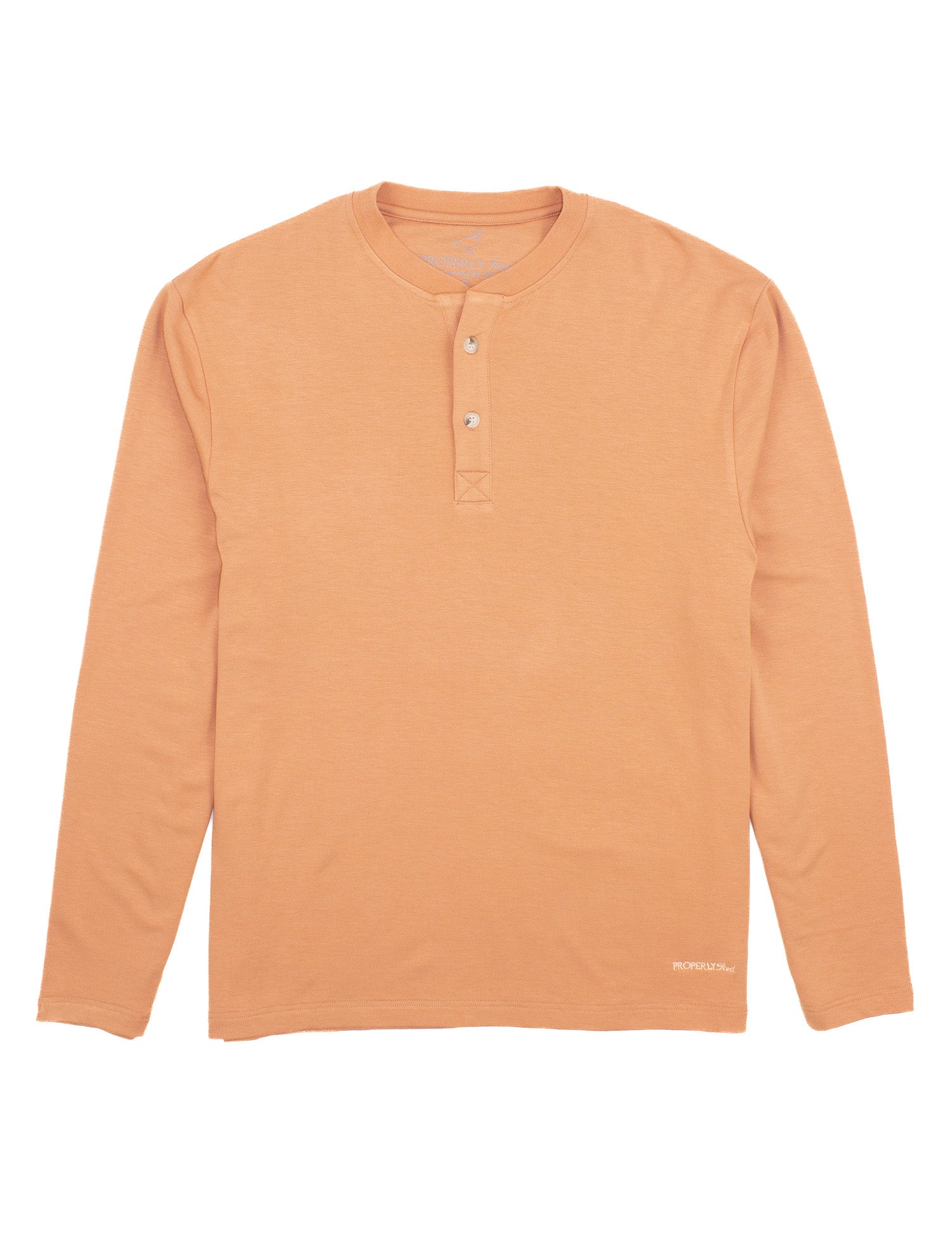 Properly Tied Boys Shorline LS Henley: Sandstone