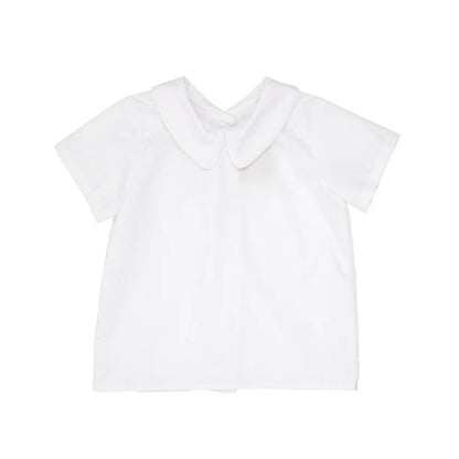 TBBC Woven SS Peter Pan Collar Shirt/Onesie