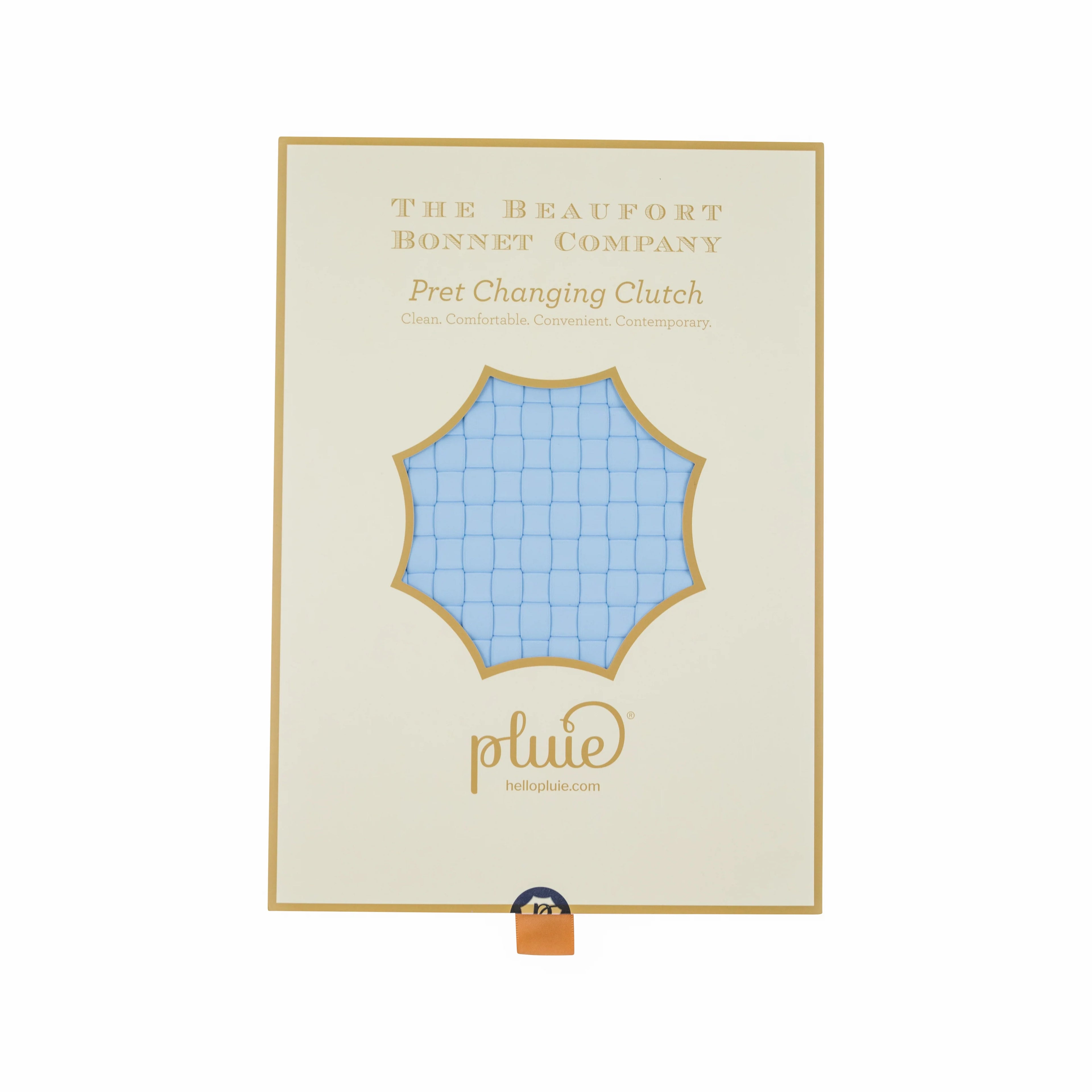 TBBC x Pluie Pret Changing Clutch: Buckhead Blue Gingham