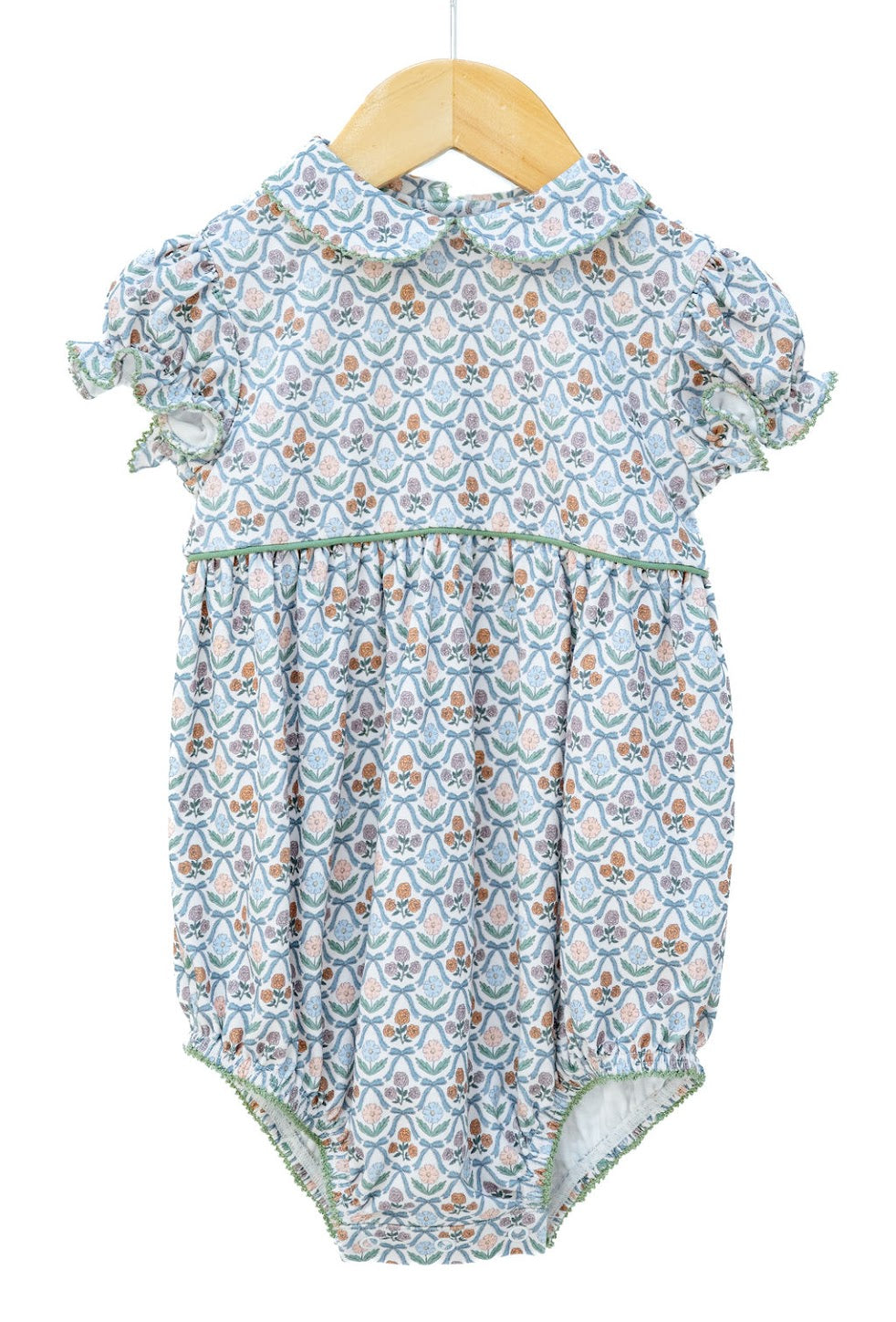 Green Retro Bows Emma Bubble