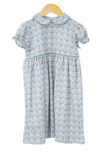 Green Retro Bows Libby Dress
