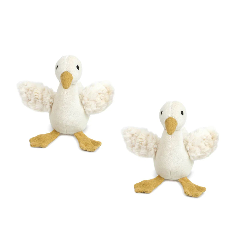 Pru the Goose Plush Baby Rattle