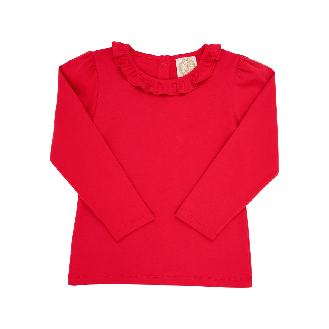 TBBC Reece Ruffle Top: Richmond Red