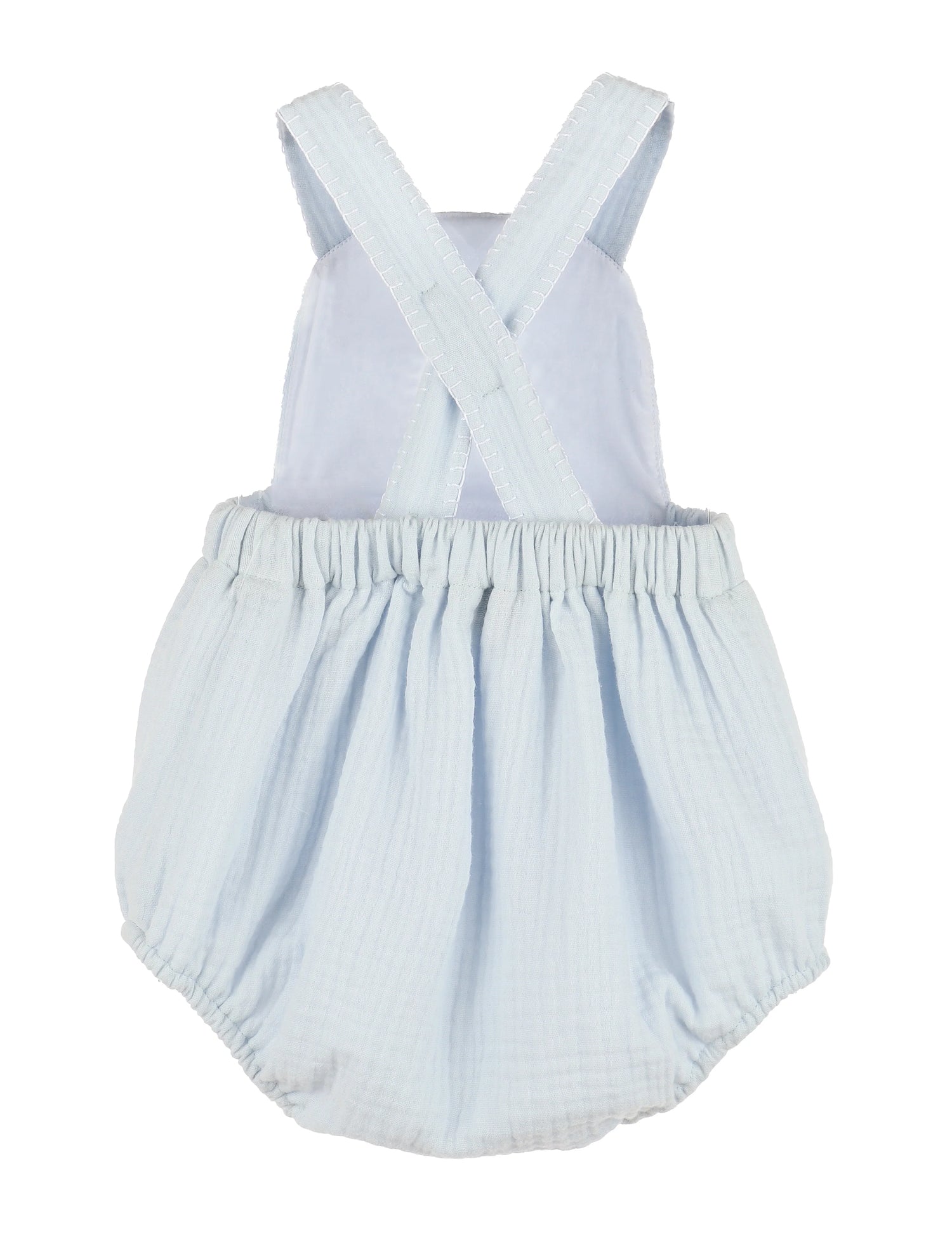 Cuddle Cotton Vintage Overall: Blue