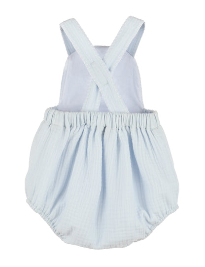 Cuddle Cotton Vintage Overall: Blue