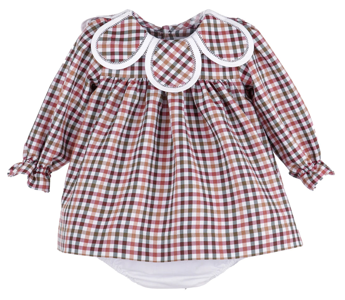 Cider Checks Petal Float Dress
