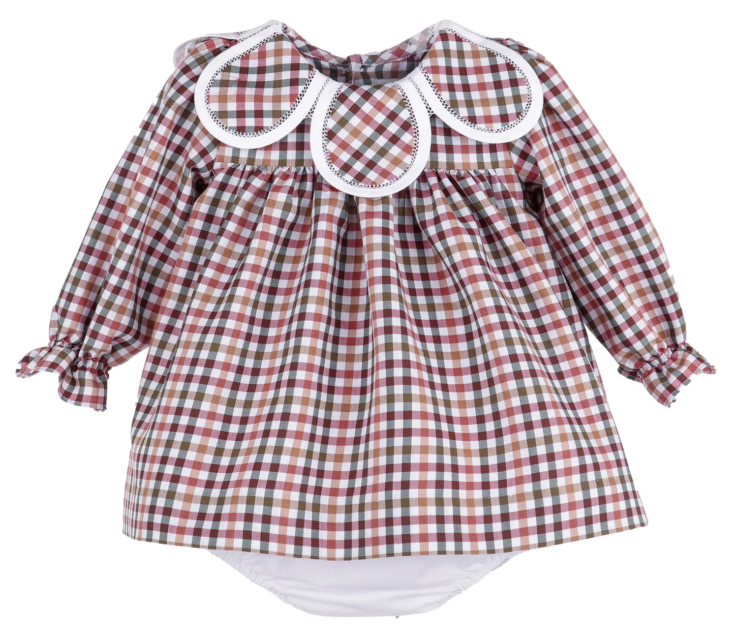 Cider Checks Petal Float Dress