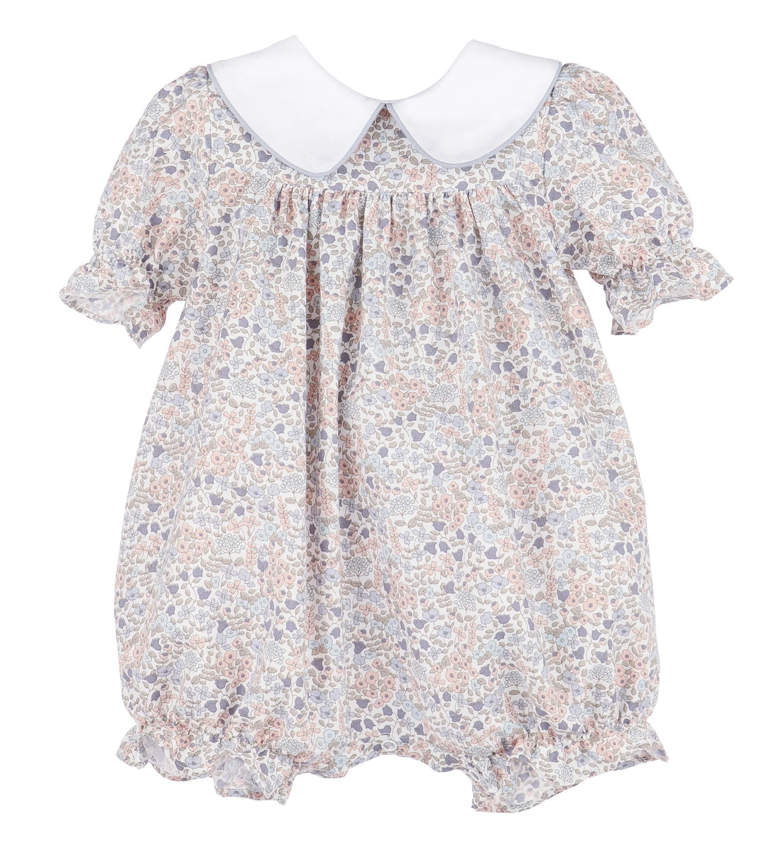 Sweater Weather Playsuit: Blue Floral