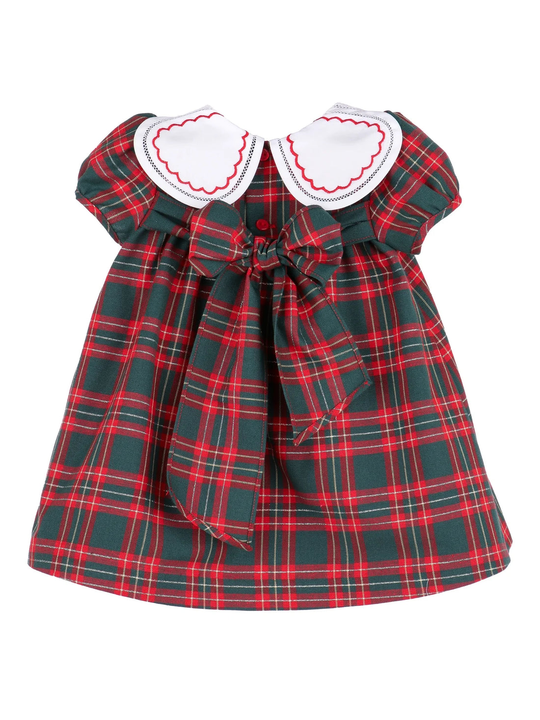 Holiday Plaid Petal Float Dress