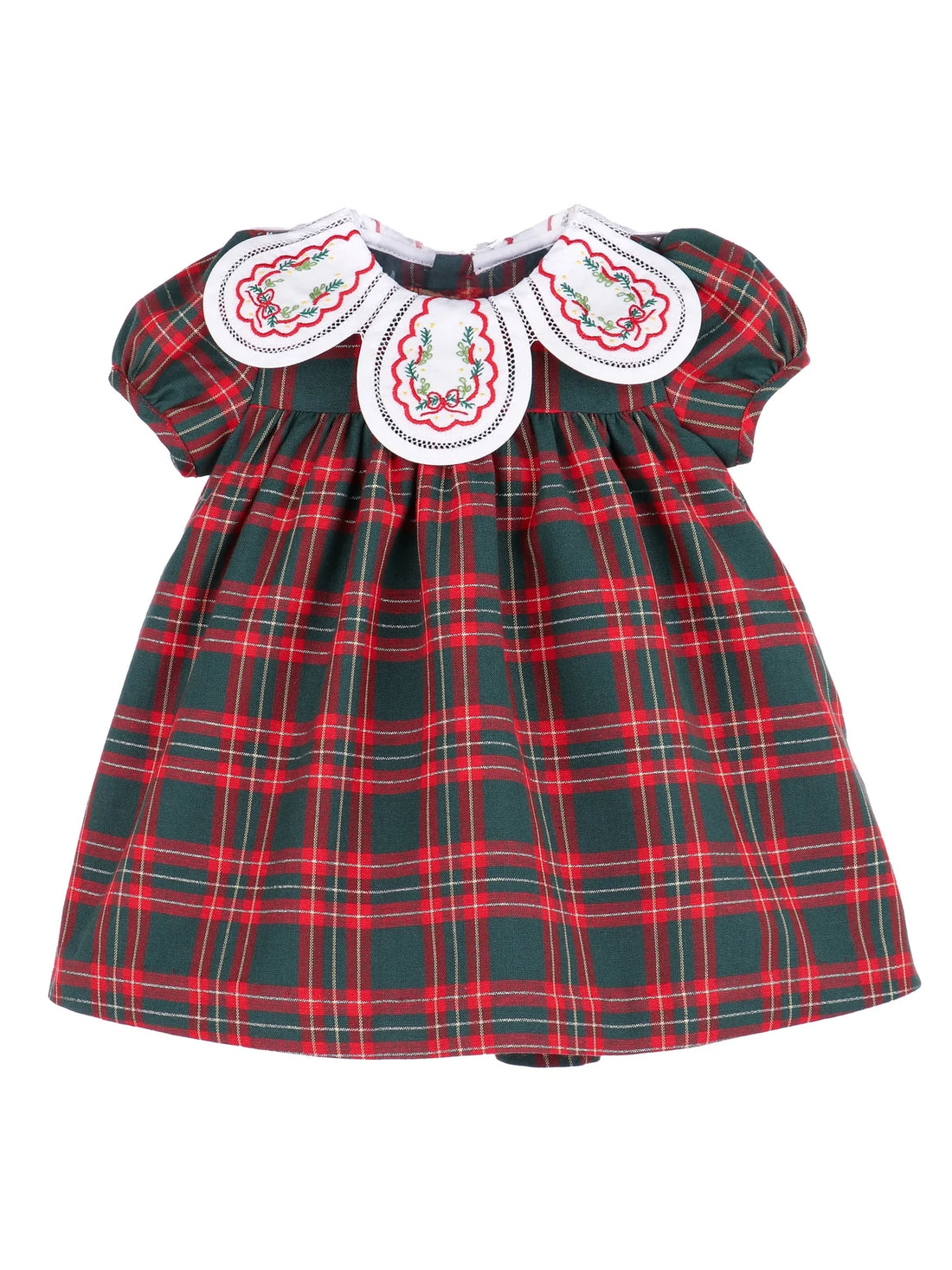 Holiday Plaid Petal Float Dress