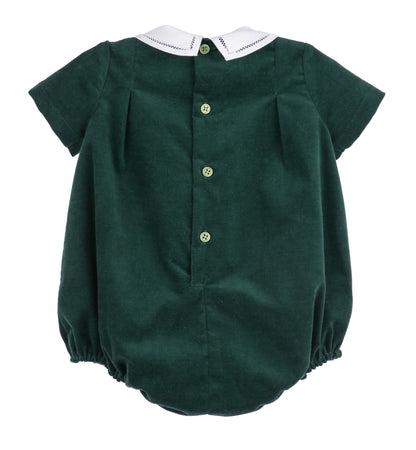 Holly Jolly Velvet Bubble: Green