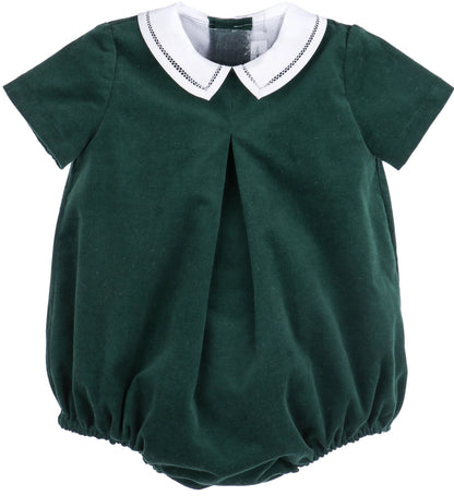Holly Jolly Velvet Bubble: Green