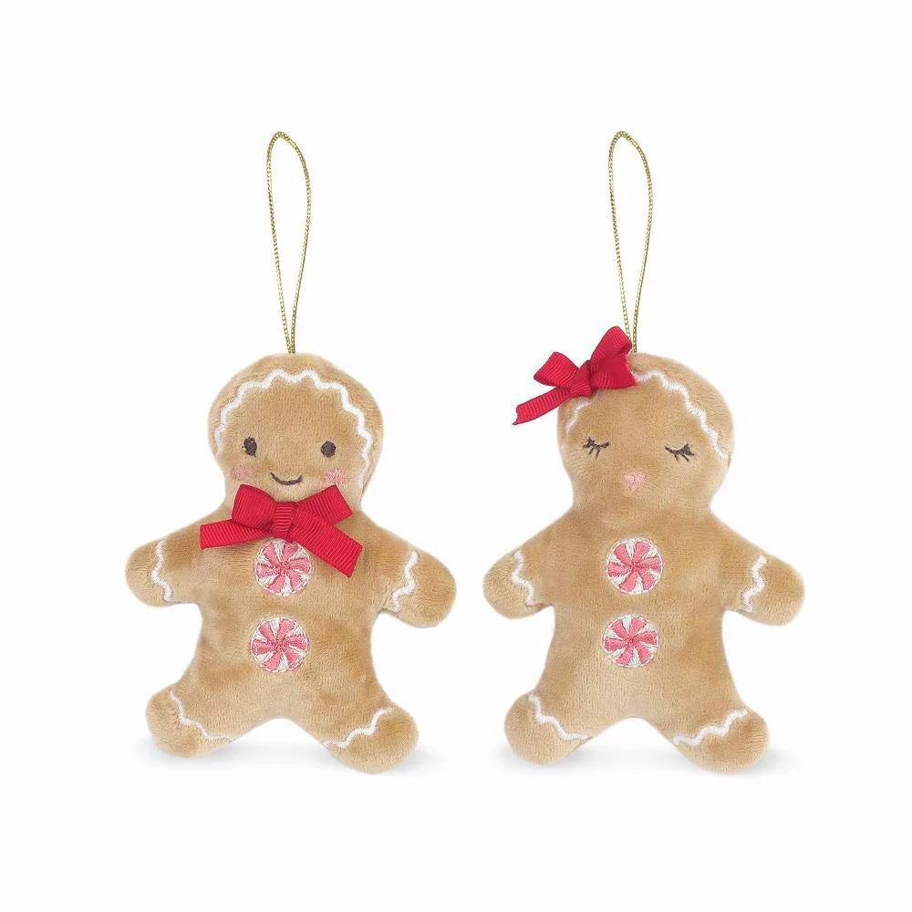 Gingerbread Boy &amp; Girl Ornaments