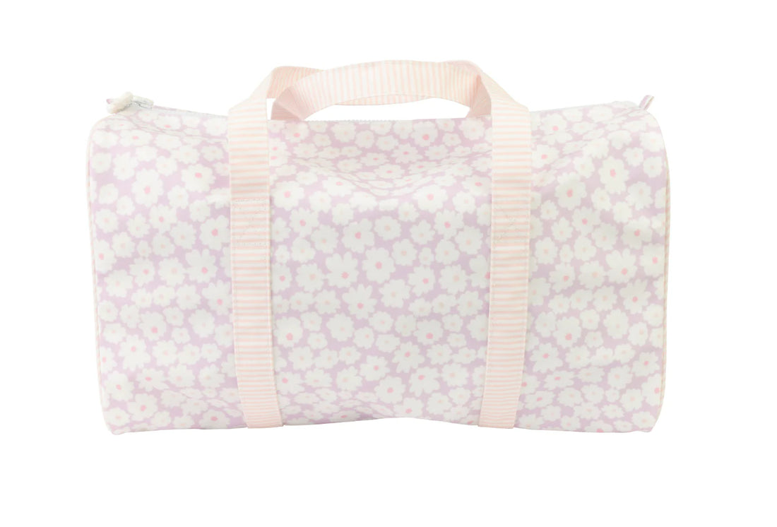 Apple of my Isla Duffle Bag: Lavender Daisies