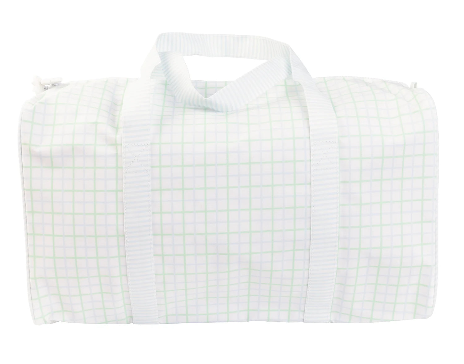 Apple Of My Isla The Duffle Bag: Blue/Green Windowpane