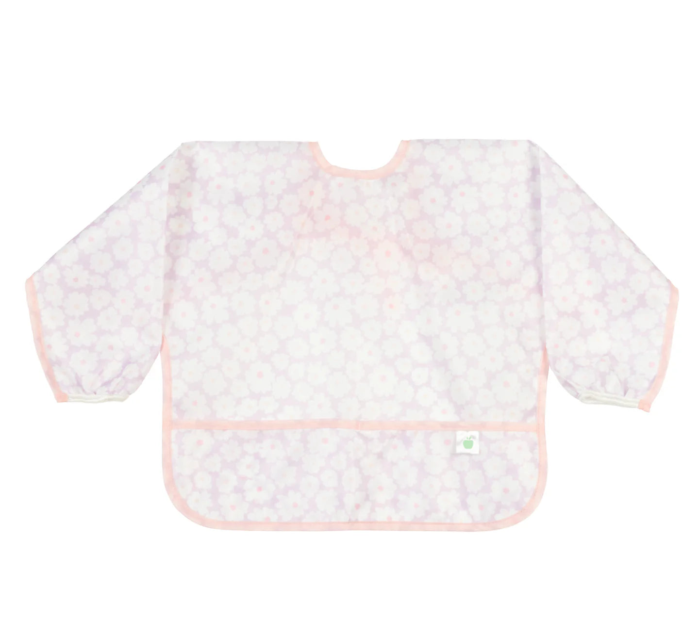 Apple of my Isla Cover Everything Bib: Lavender Daisies