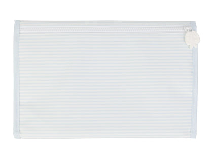 Apple of my Isla The Changing Pad: Light Blue Stripe