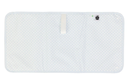 Apple of my Isla The Changing Pad: Blue Gingham
