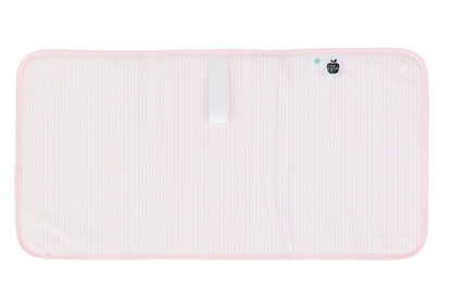 Apple of my Isla The Changing Pad: Light Pink Stripe