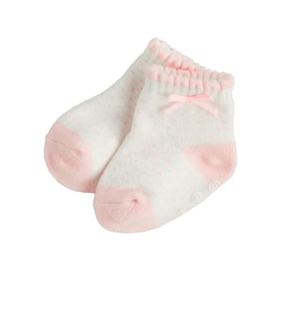 Pink Dot Baby Socks