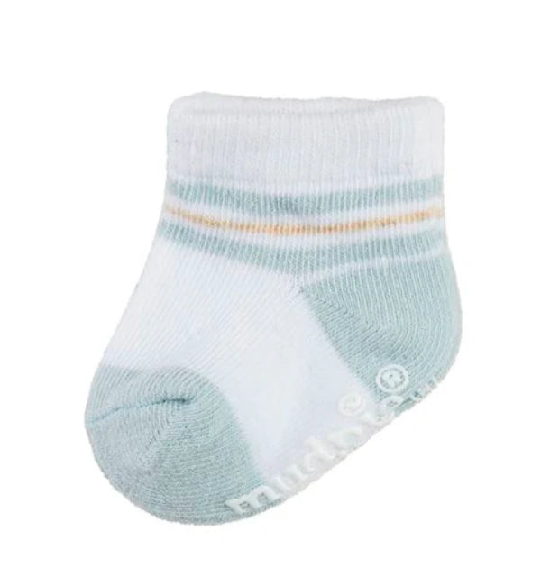 White Stripe Baby Socks