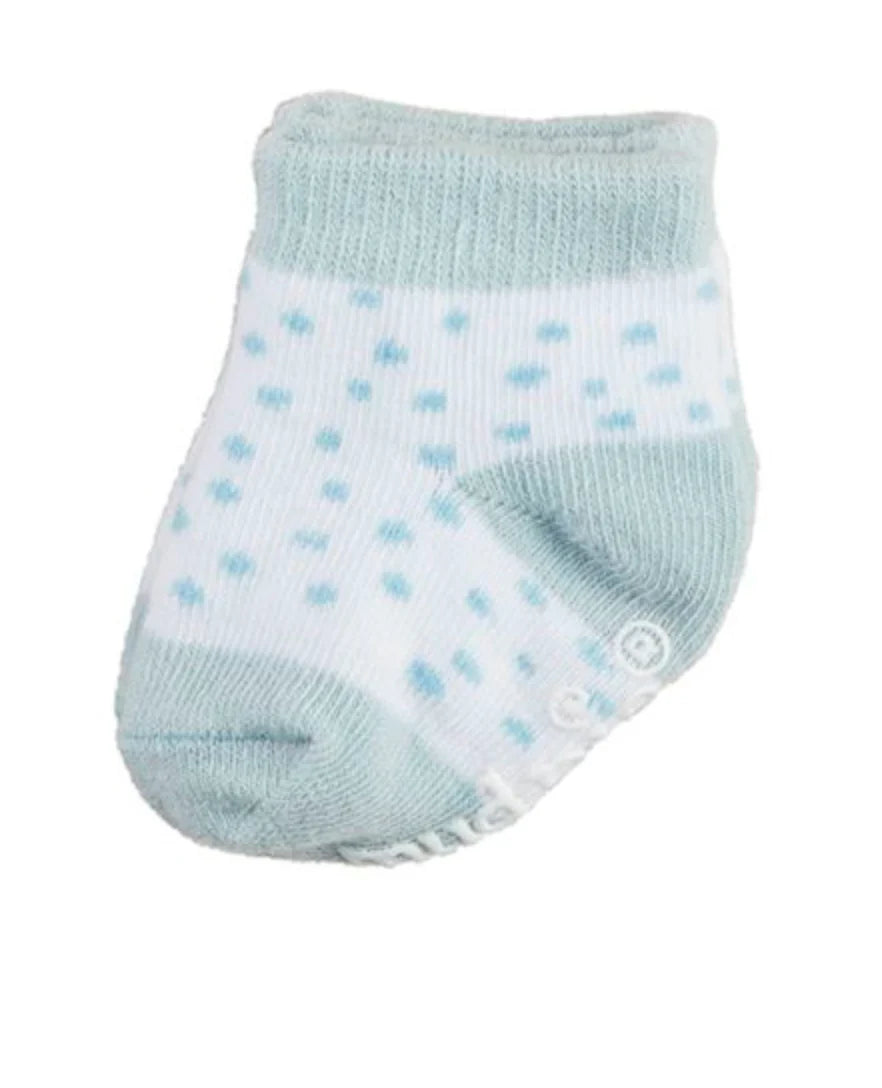 Blue Dots Baby Socks