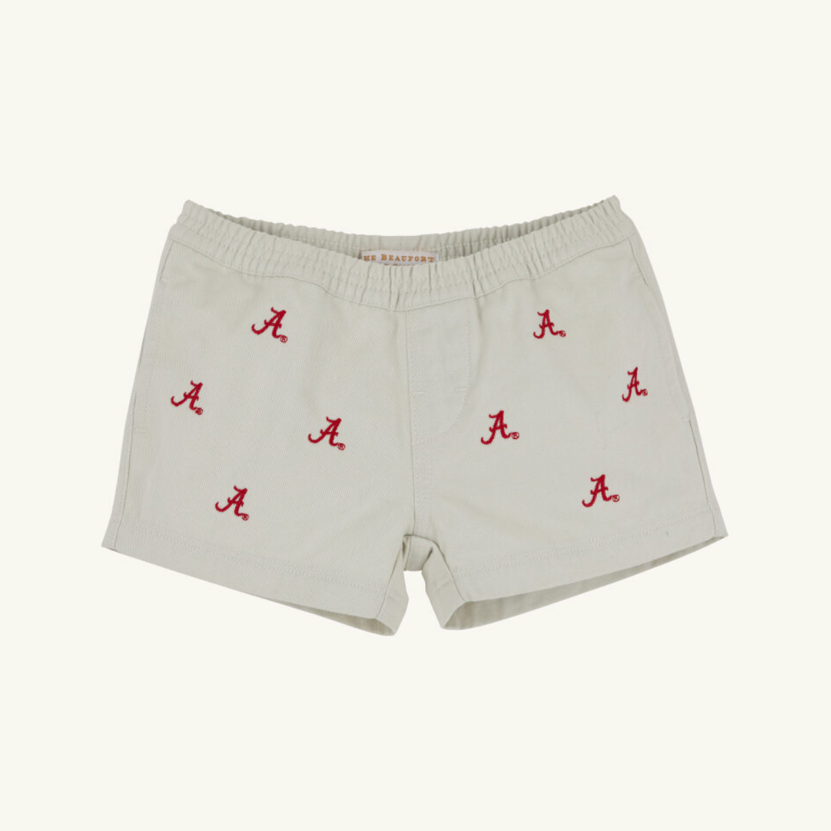 TBBC Critter Sheffield Shorts: Keenland Khaki/Alabama