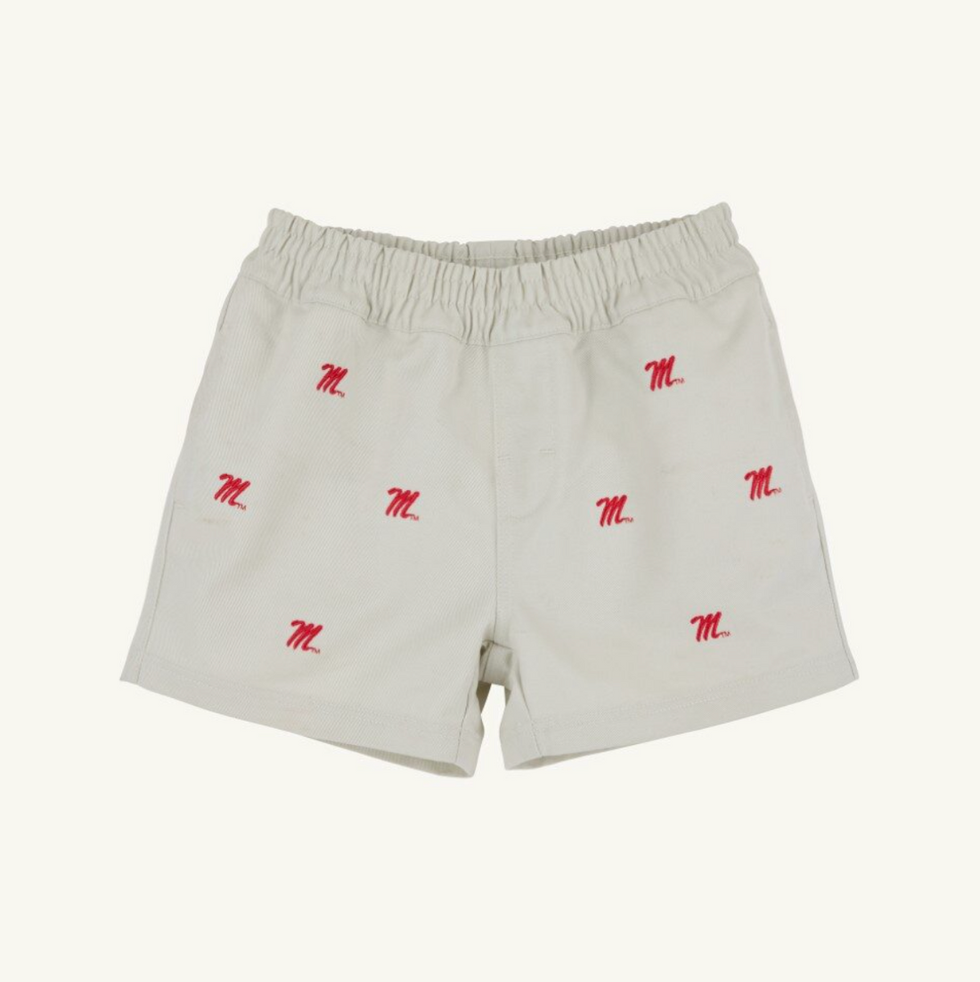 TBBC Critter Sheffield Shorts: Keenland Khaki/Ole Miss