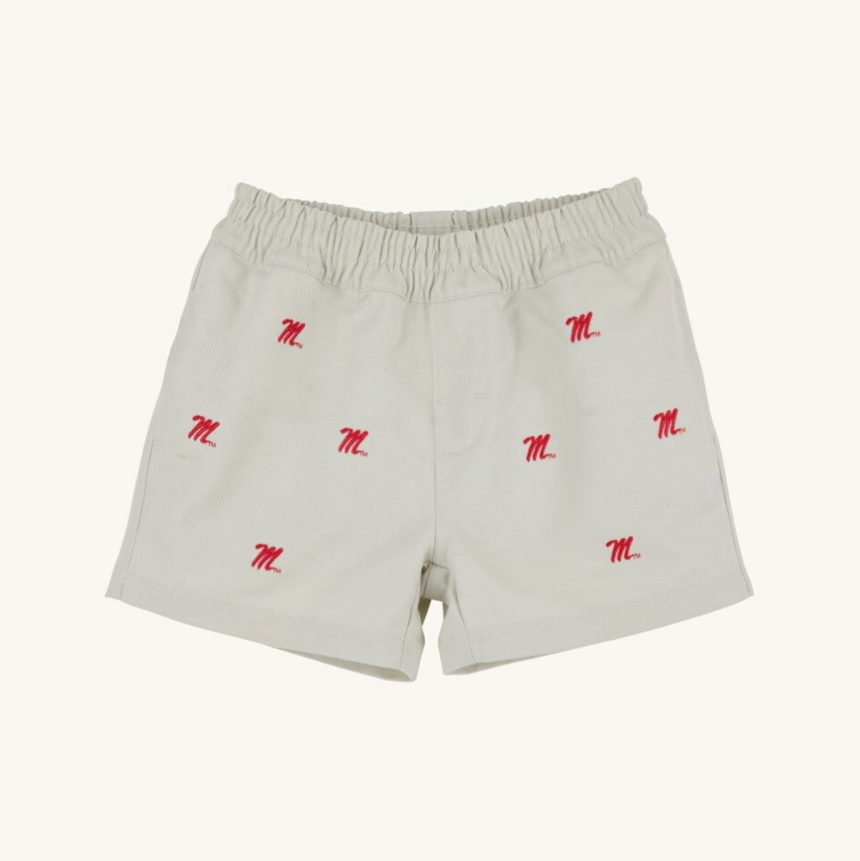TBBC Critter Sheffield Shorts: Keenland Khaki/Ole Miss